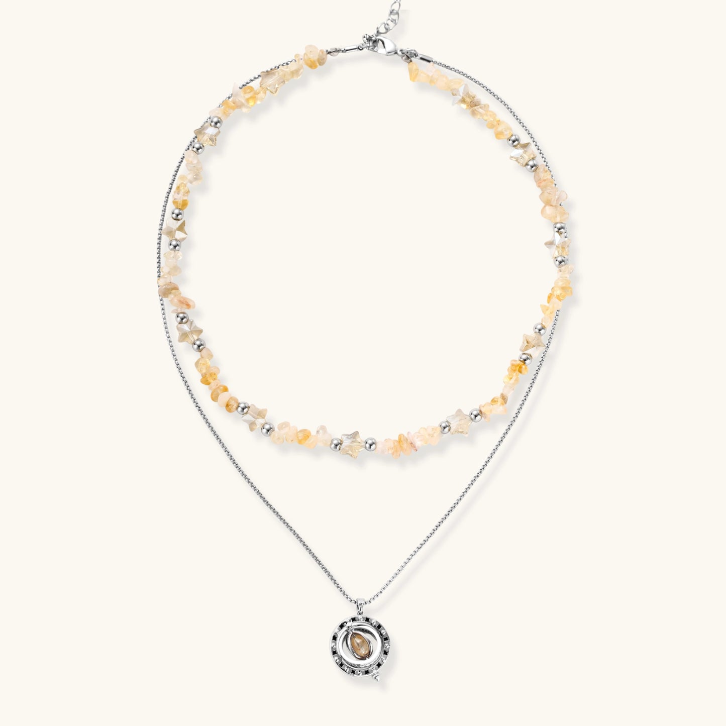 Earthbound Layered Necklace by Joshua Tree Gift Store