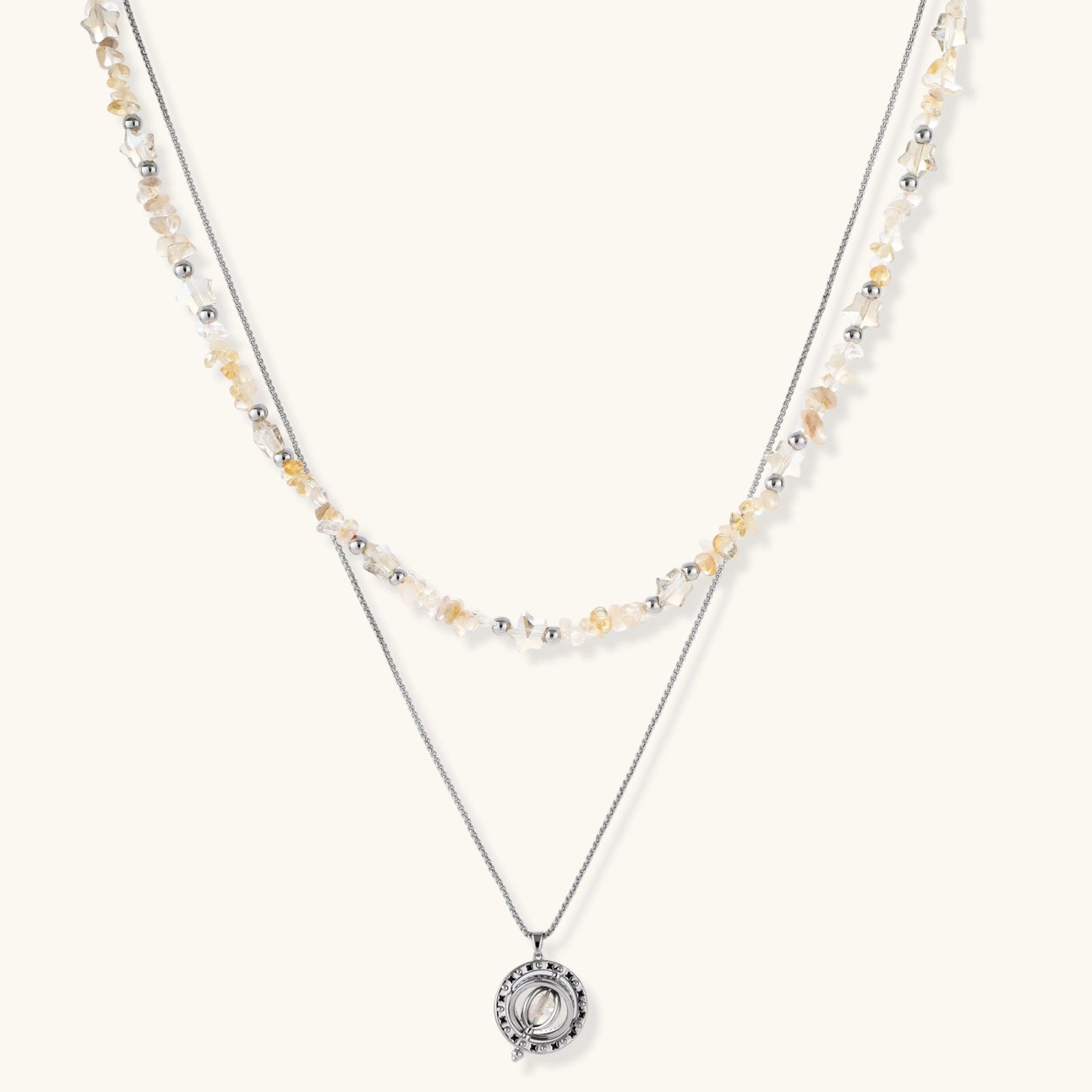 Earthbound Layered Necklace by Joshua Tree Gift Store