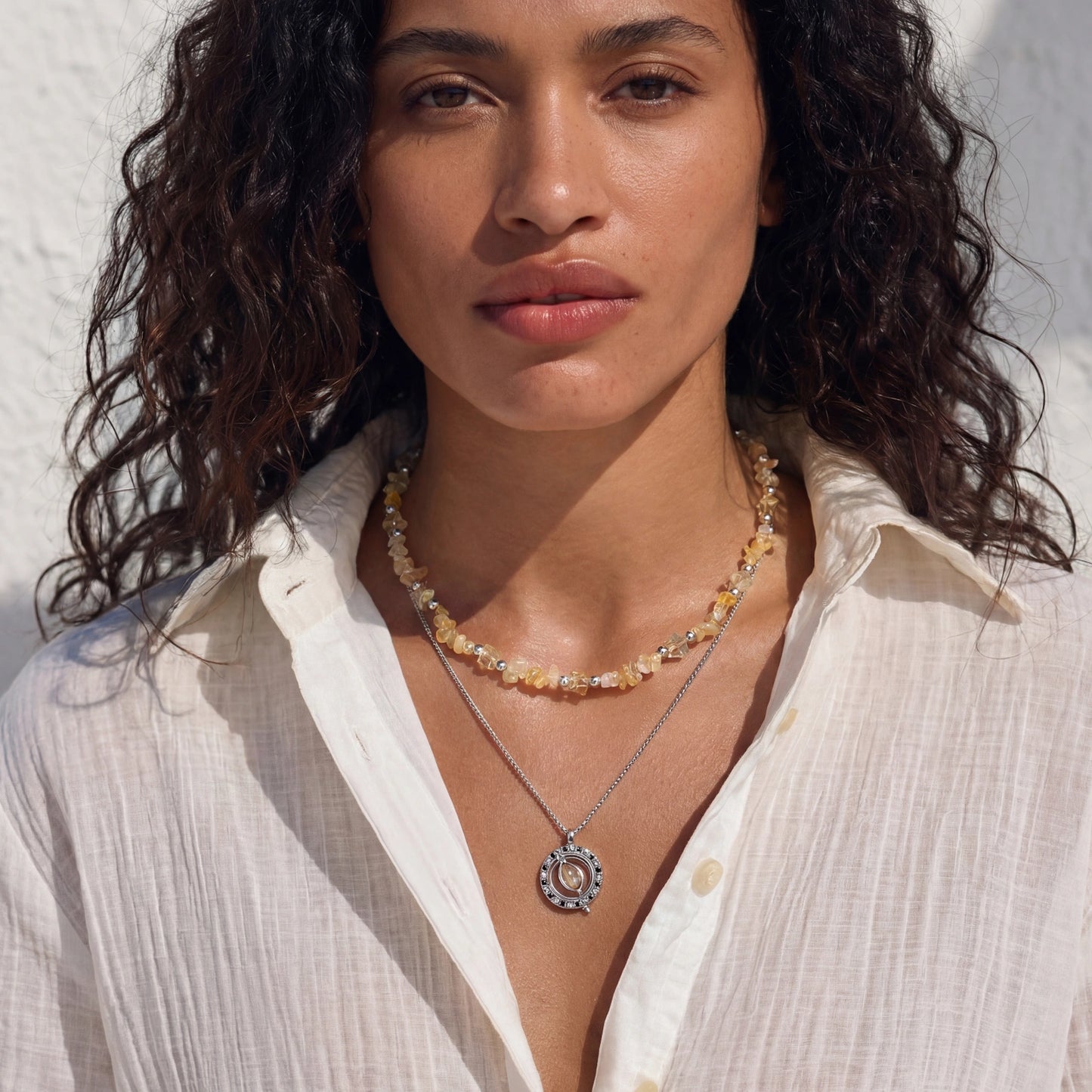 Earthbound Layered Necklace by Joshua Tree Gift Store