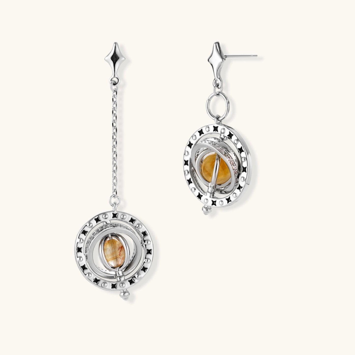 Orbital Asymmetric Earrings by Joshua Tree Gift Store