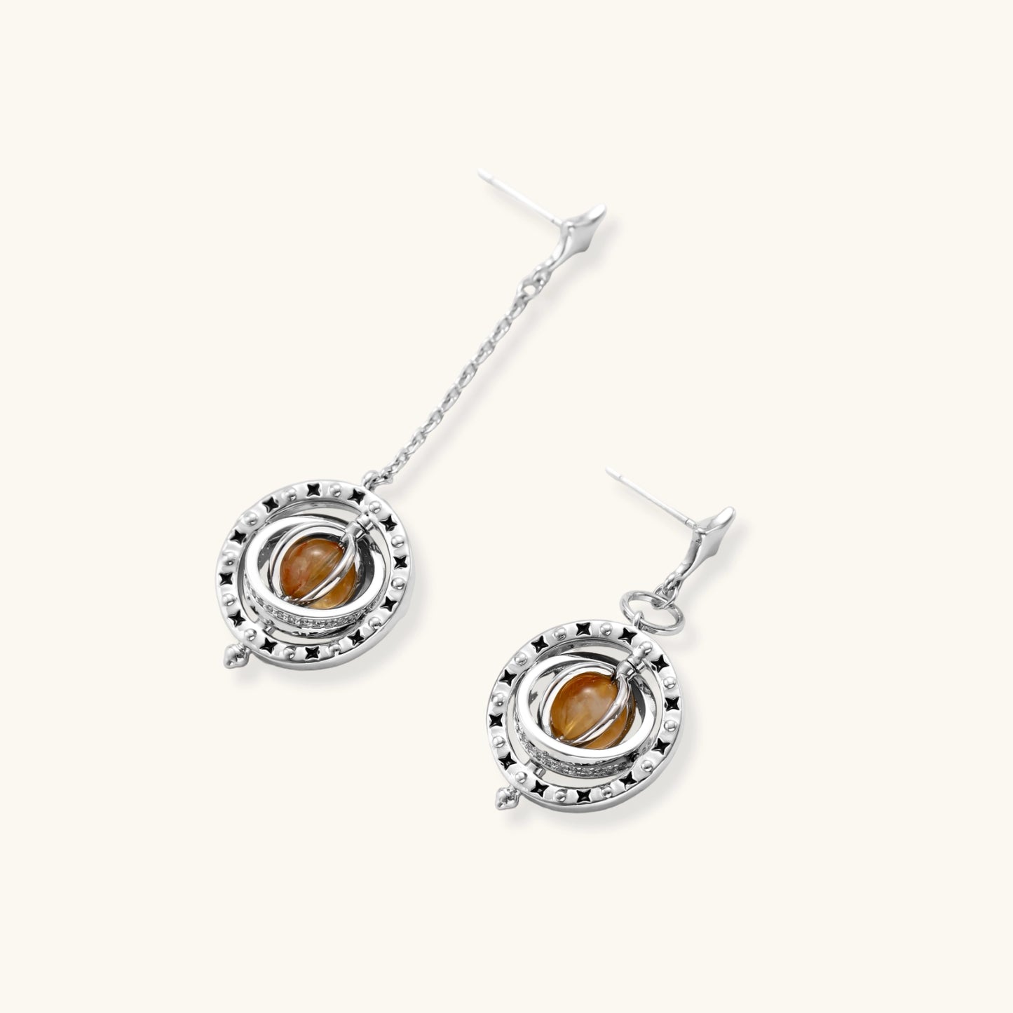 Orbital Asymmetric Earrings by Joshua Tree Gift Store