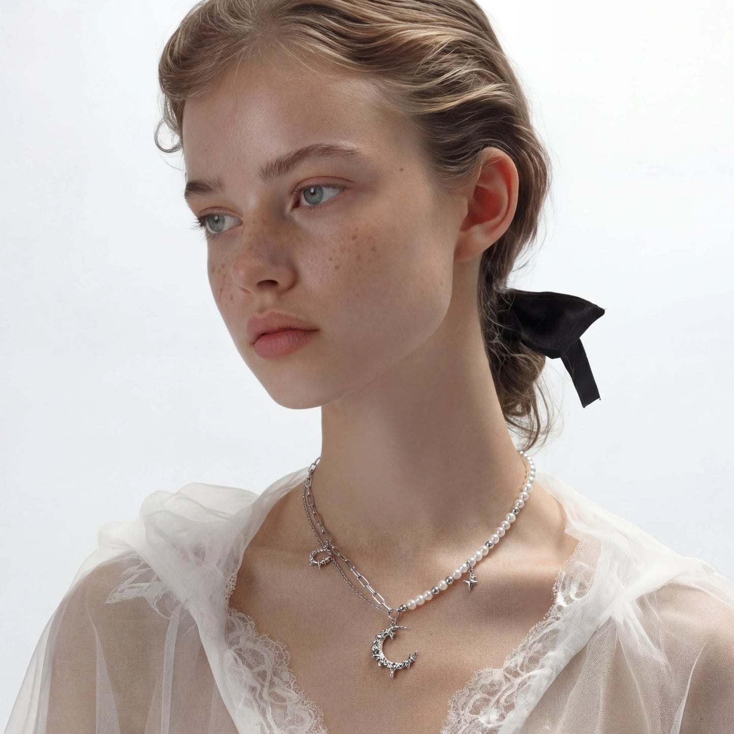 Celestial Moon Necklace by Joshua Tree Gift Store