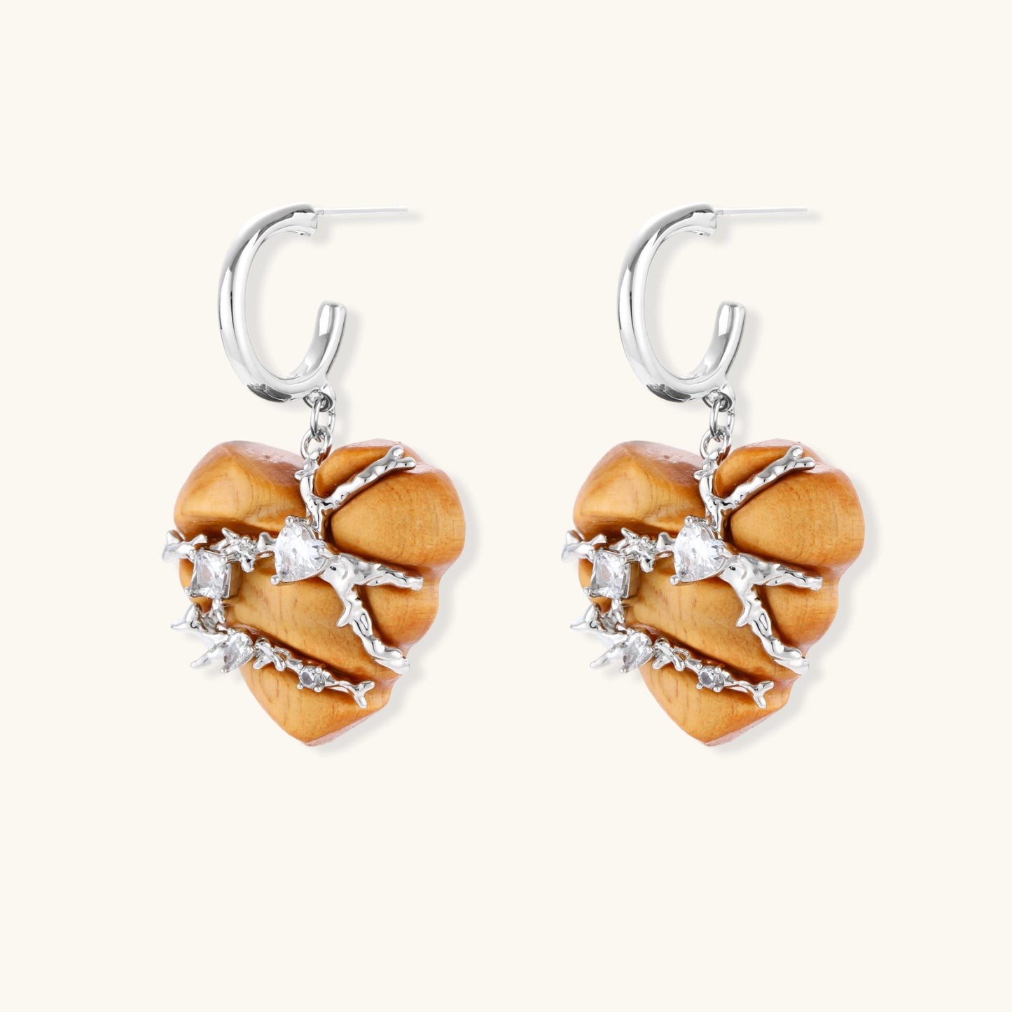 Thorned Heart Earrings by Joshua Tree Gift Store
