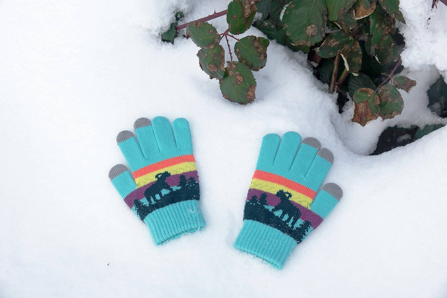 Bighorn Sheep Knit Gloves