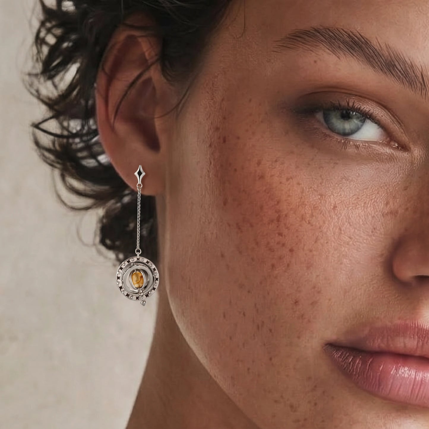 Orbital Asymmetric Earrings by Joshua Tree Gift Store