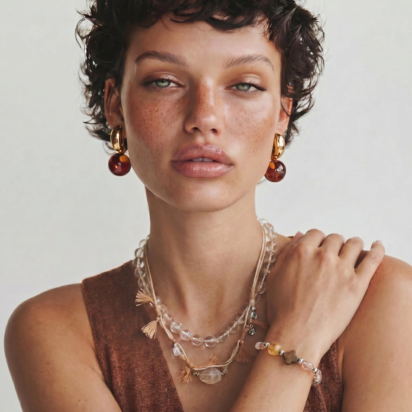 Earthy Vibes Necklace by Joshua Tree Gift Store