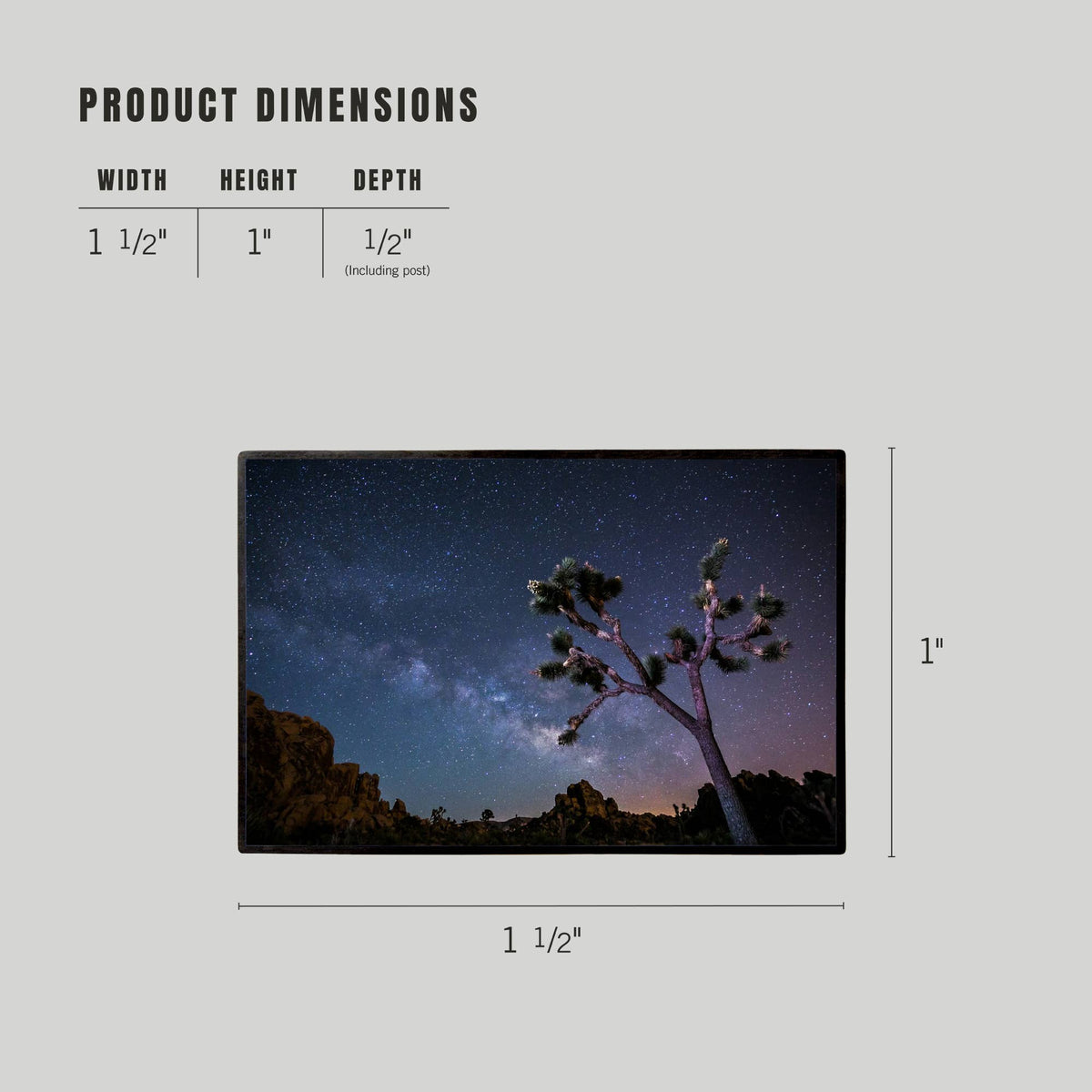 Joshua Tree Milky Way Lapel Pin