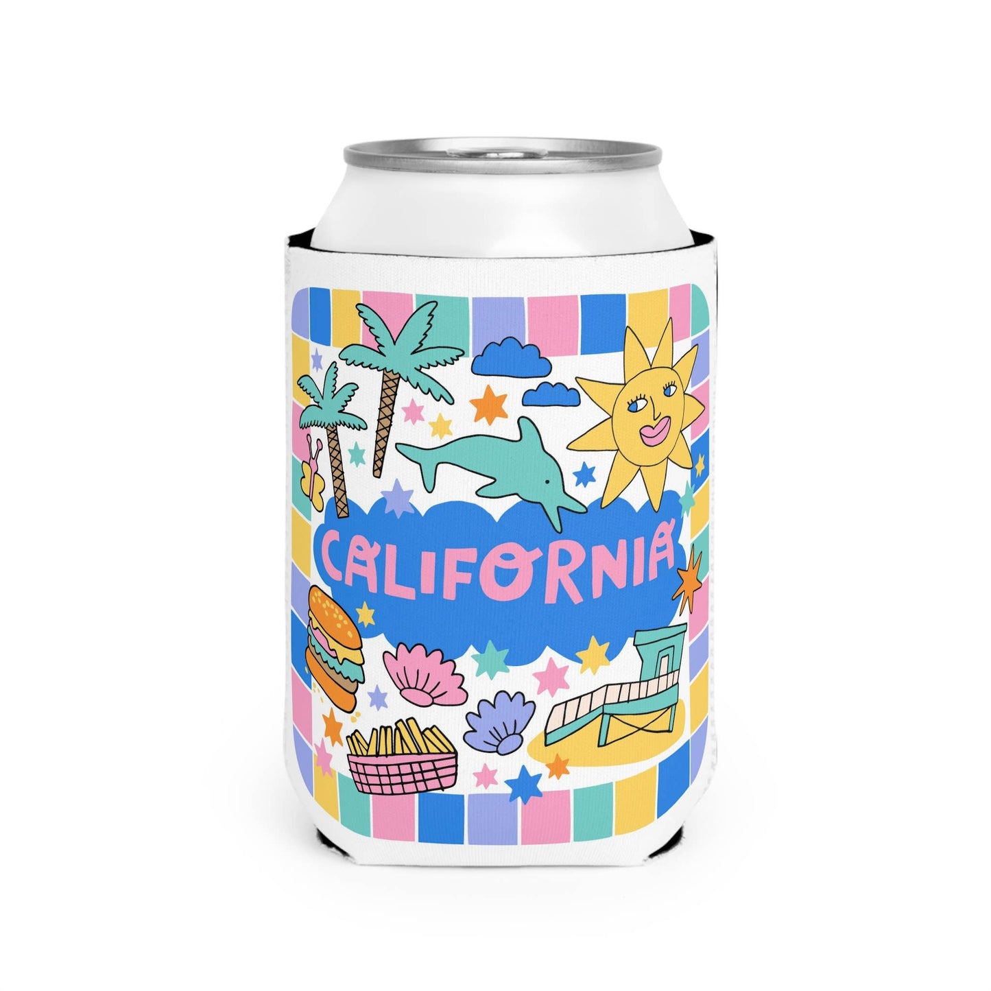 California Sunshine Can Cooler Sleeve