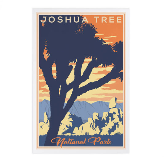 Joshua Tree National Park Lithograph 2 Postcard