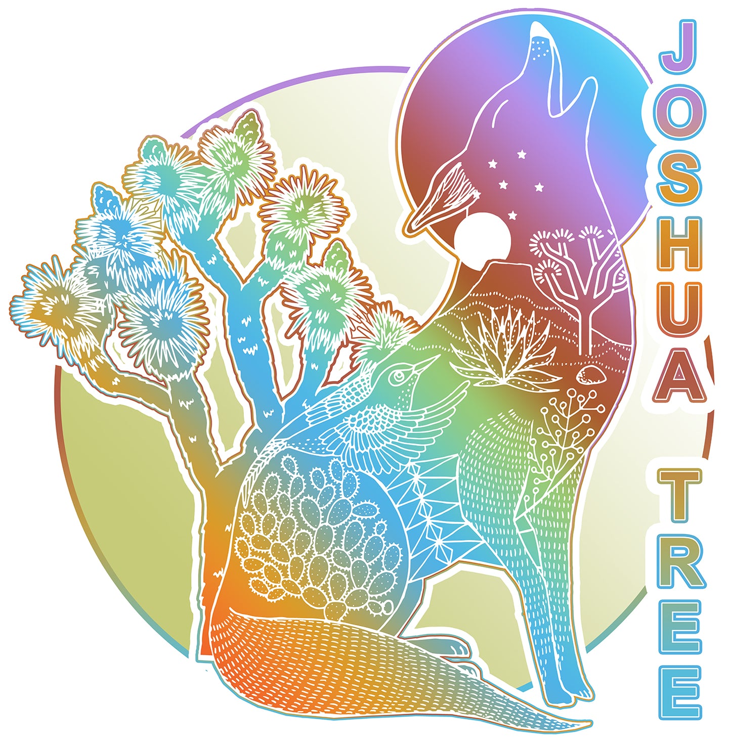 Joshua Tree Vinyl Car Decals