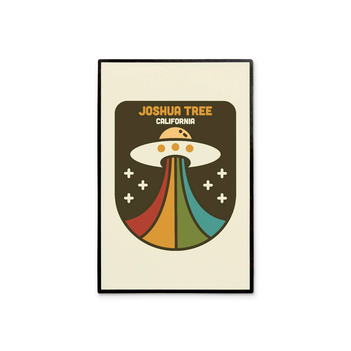 Joshua Tree California Vector UFO Lapel Pin