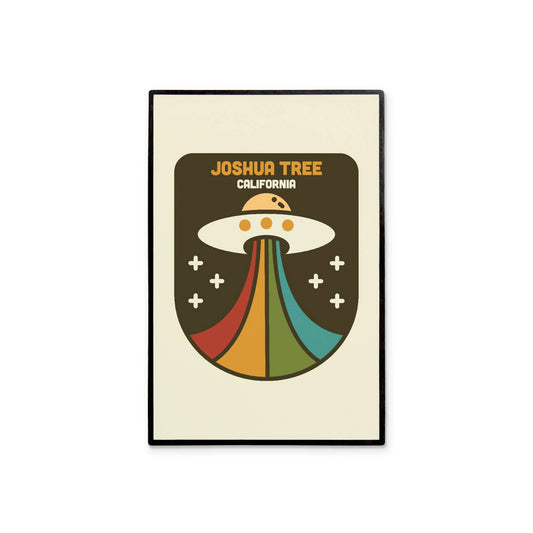 Joshua Tree California Vector UFO Lapel Pin