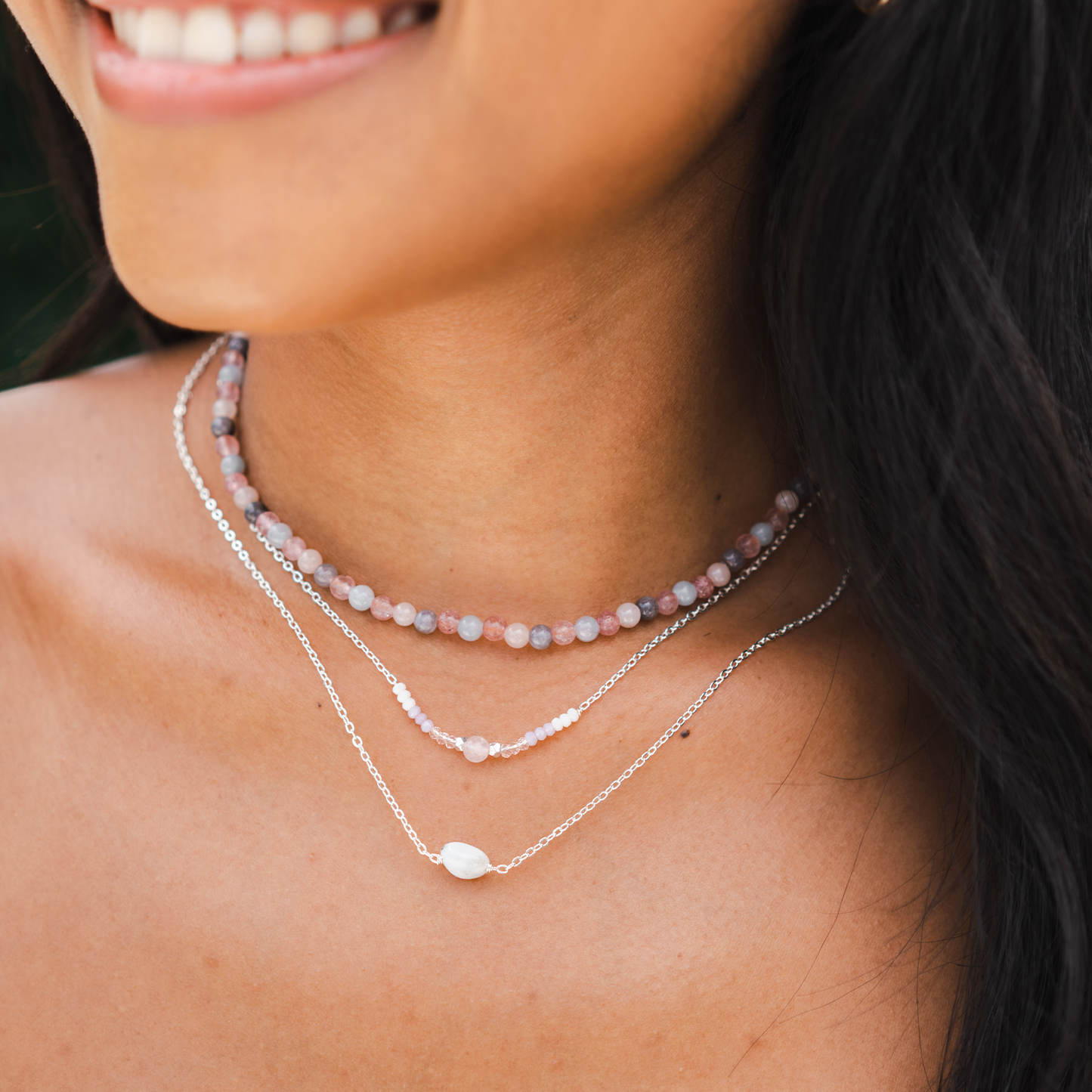 Goddess Crystal Stone Necklace