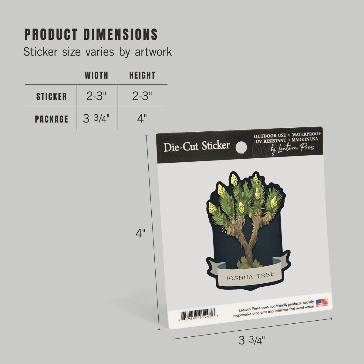 Joshua Tree Vintage Flora Sticker