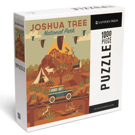 Joshua Tree CA Geometric 1000 Piece Puzzle