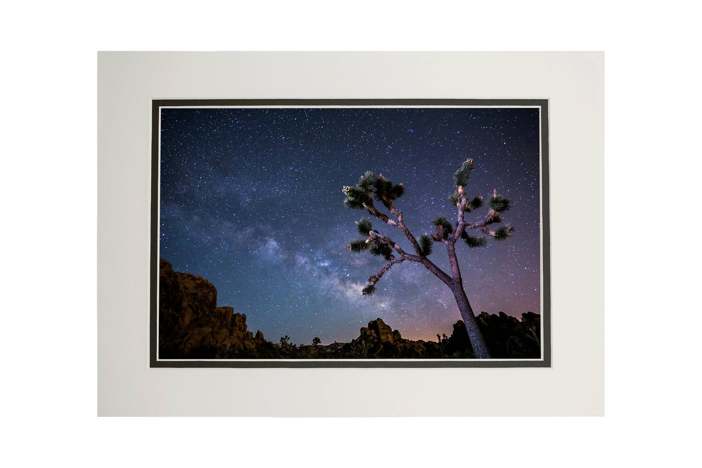 Joshua Tree Milky Way Matted Print