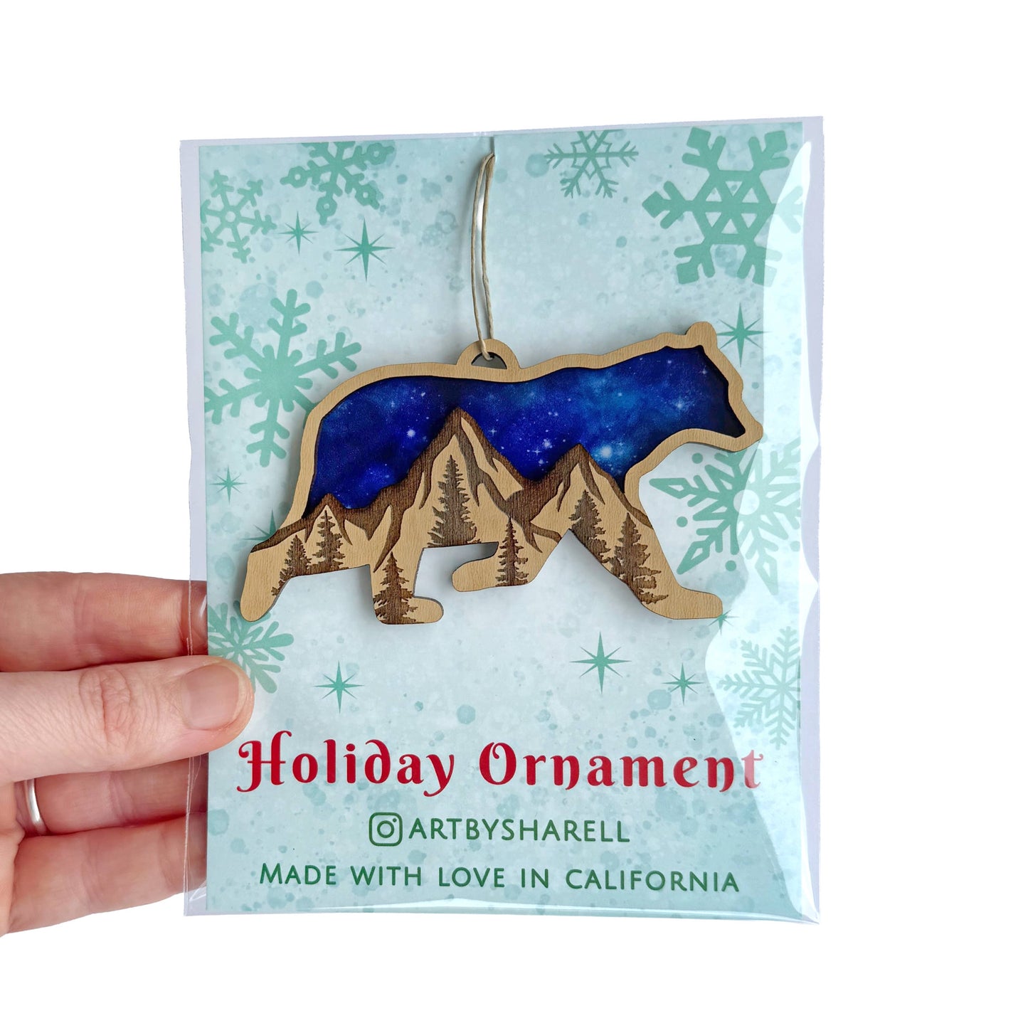 Mountain Bear Ornament