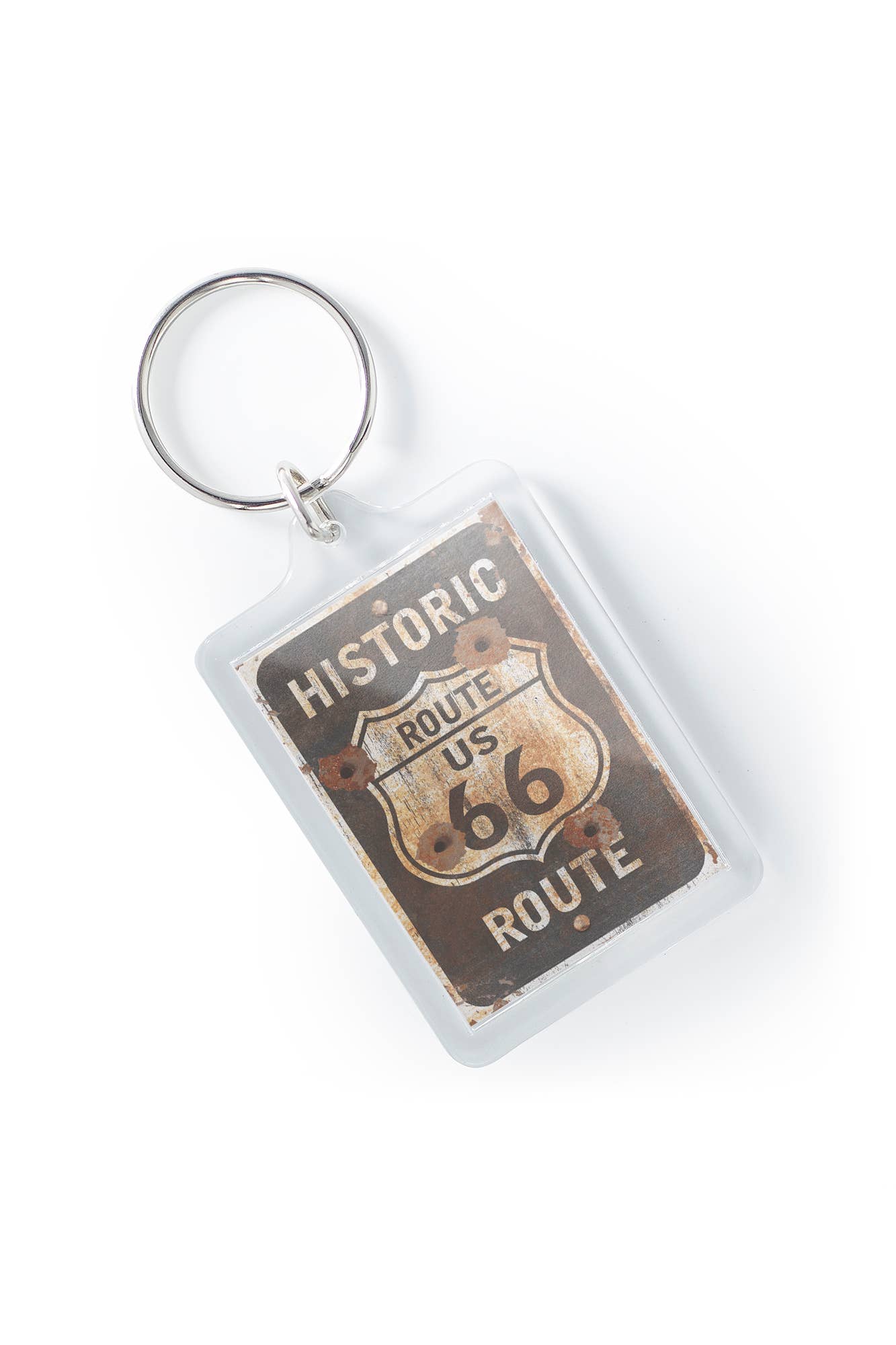 Route 66 Sign Keychain