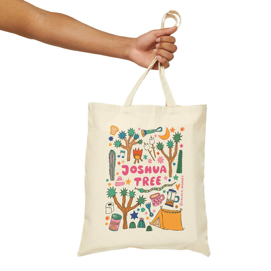 Joshua Tree Retro Desert Tote Bag