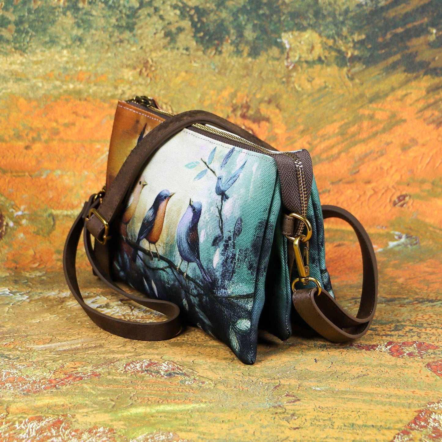 Songbird Canvas Crossbody Bag