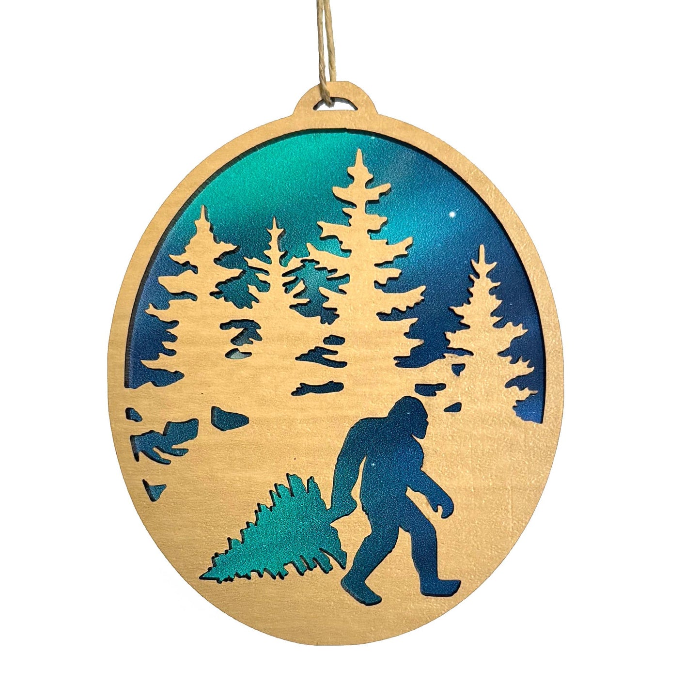 Sasquatch Forest Ornament