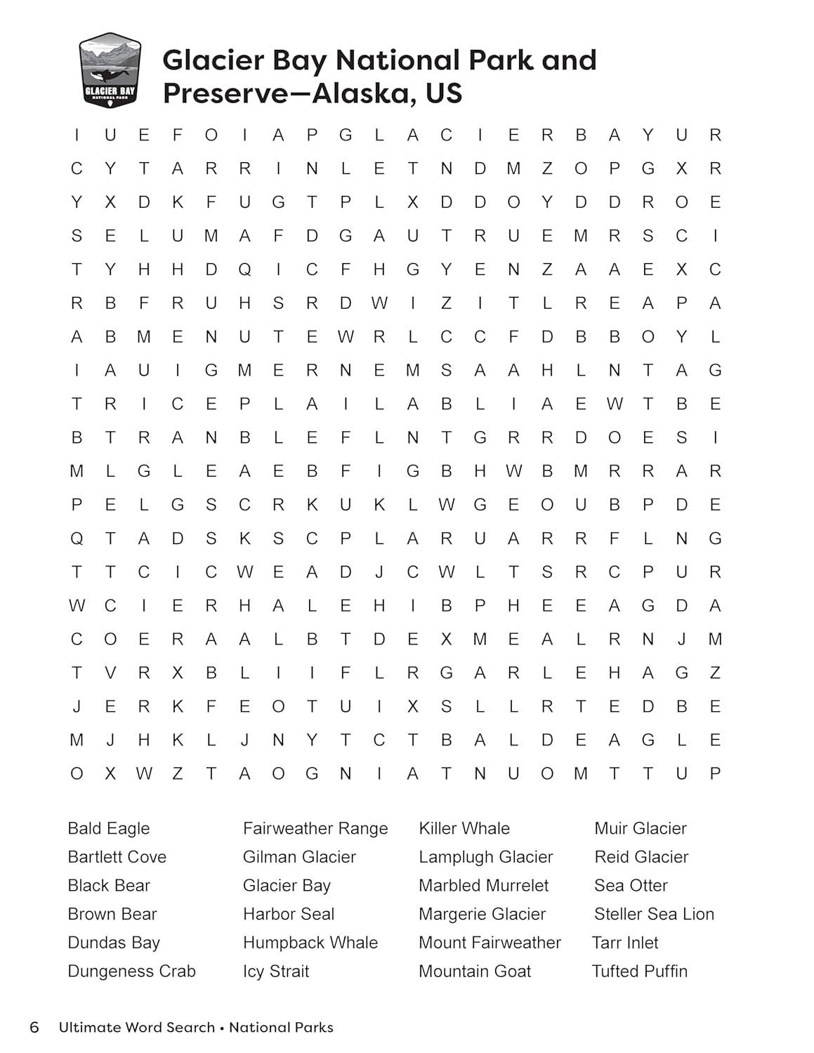 Ultimate Word Search National Parks