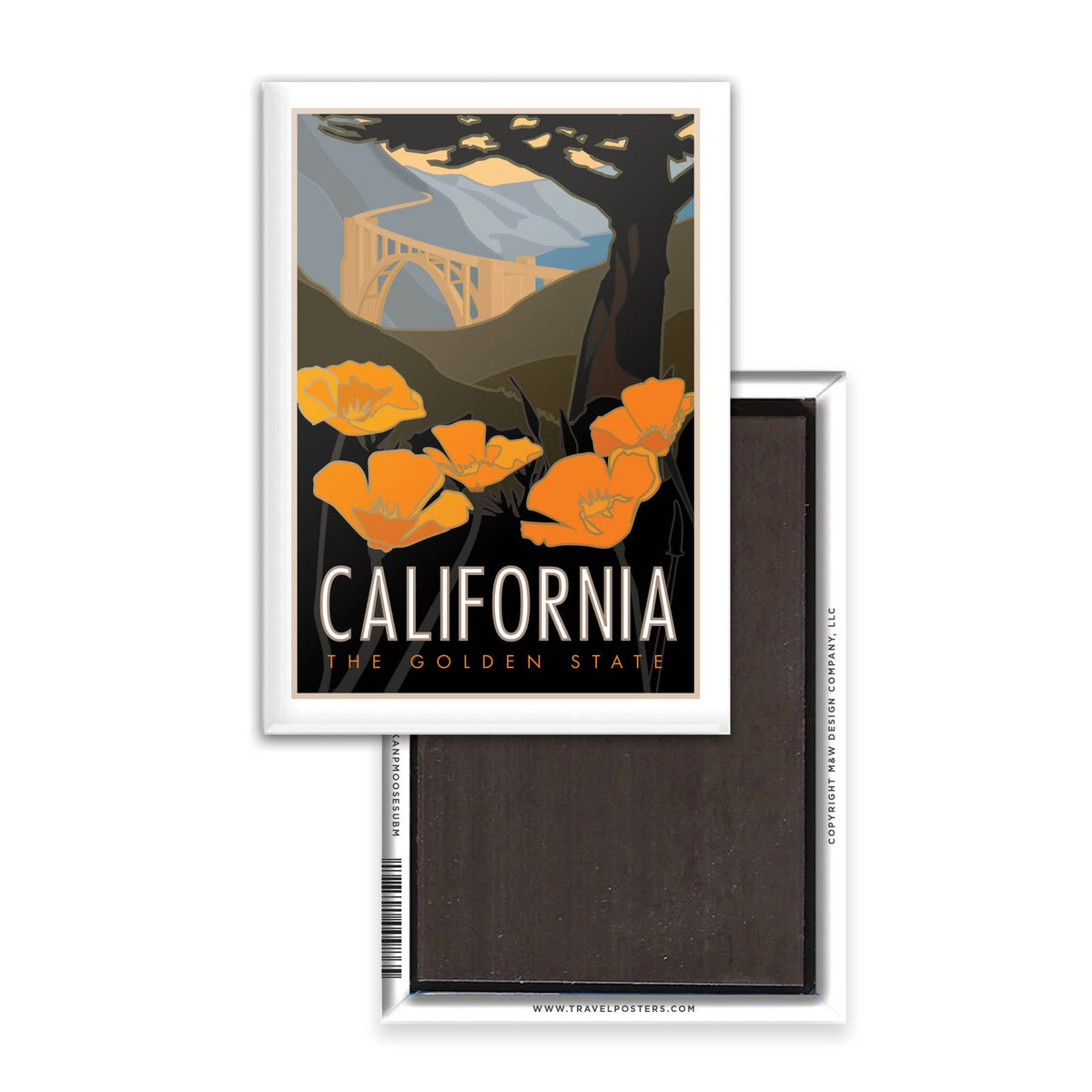 California The Golden State Magnet