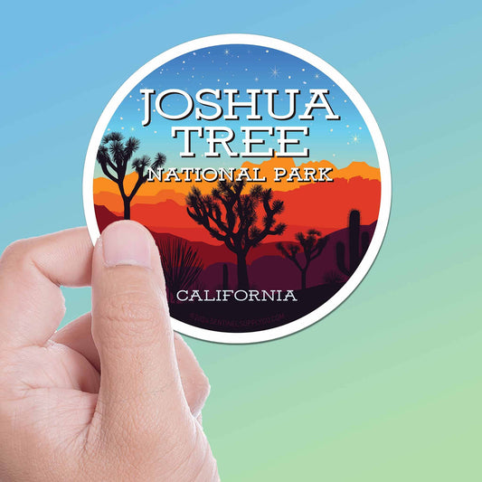 Joshua Tree National Park California Round Decal