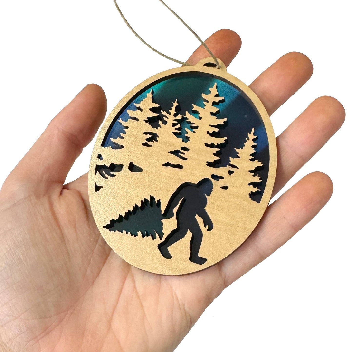 Sasquatch Forest Ornament
