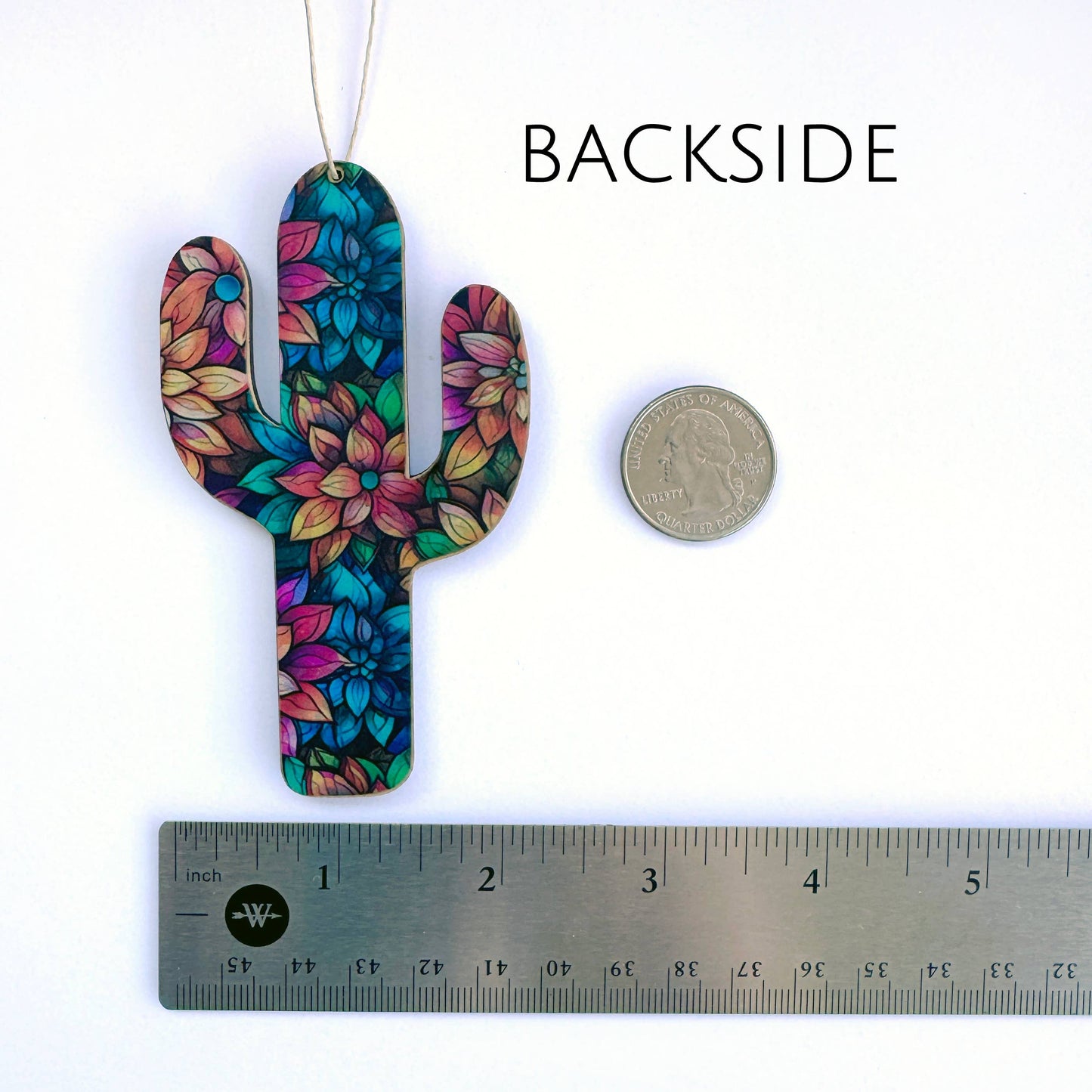 Floral Saguaro Cactus Ornament