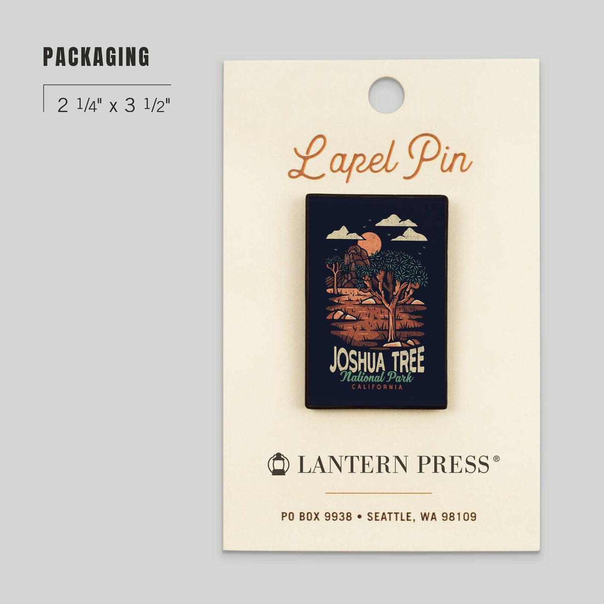 Joshua Tree National Park Vector Lapel Pin