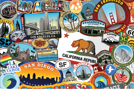 California Mini Jigsaw Puzzle