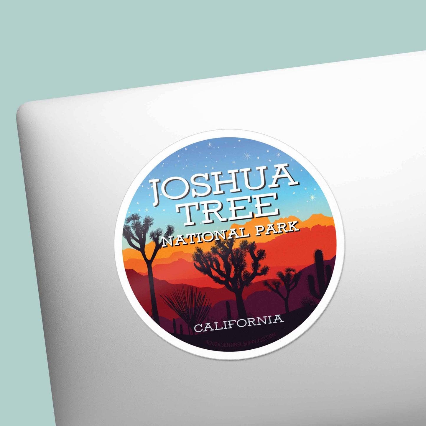 Joshua Tree National Park California Round Decal