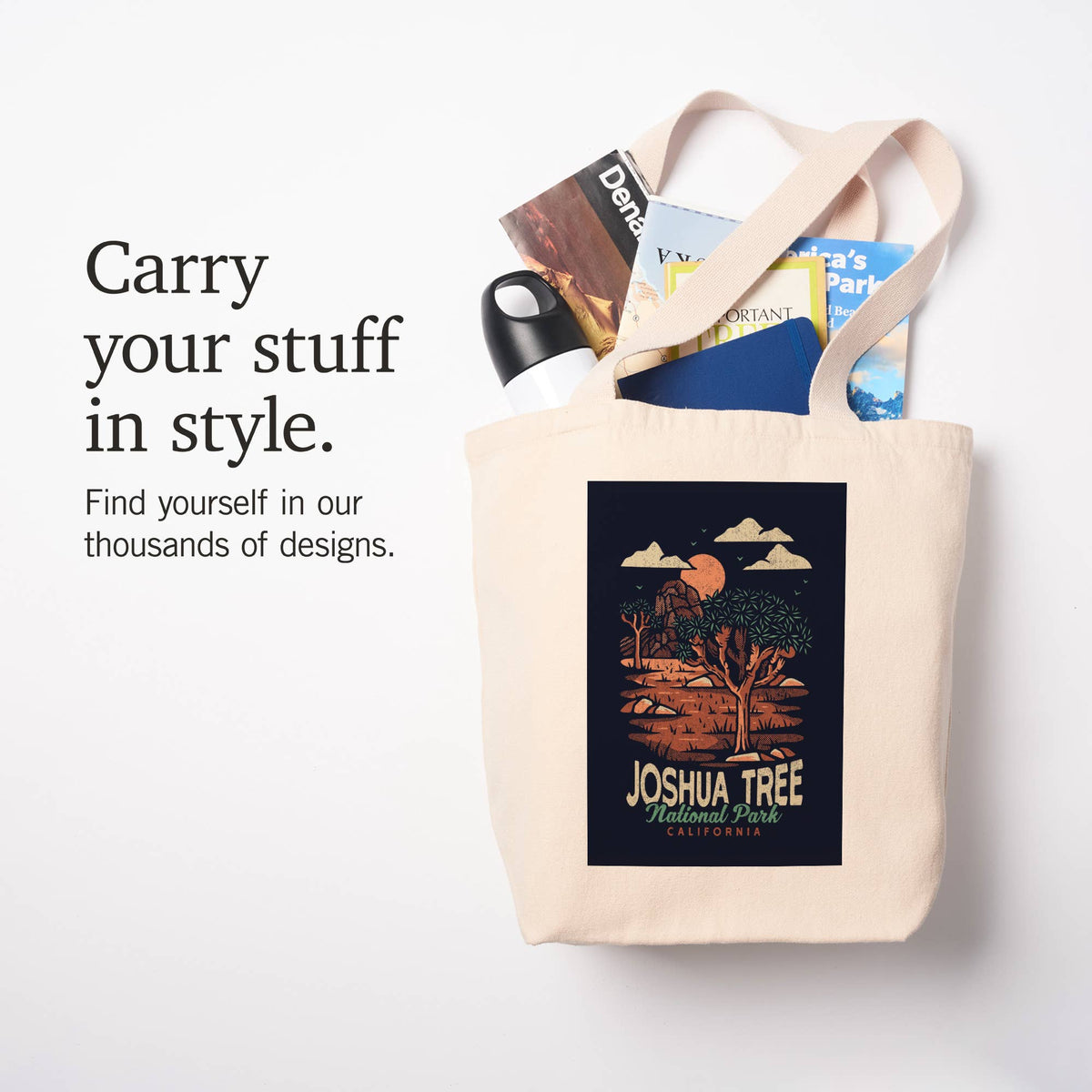 Joshua Tree National Park Vector Tote Bag