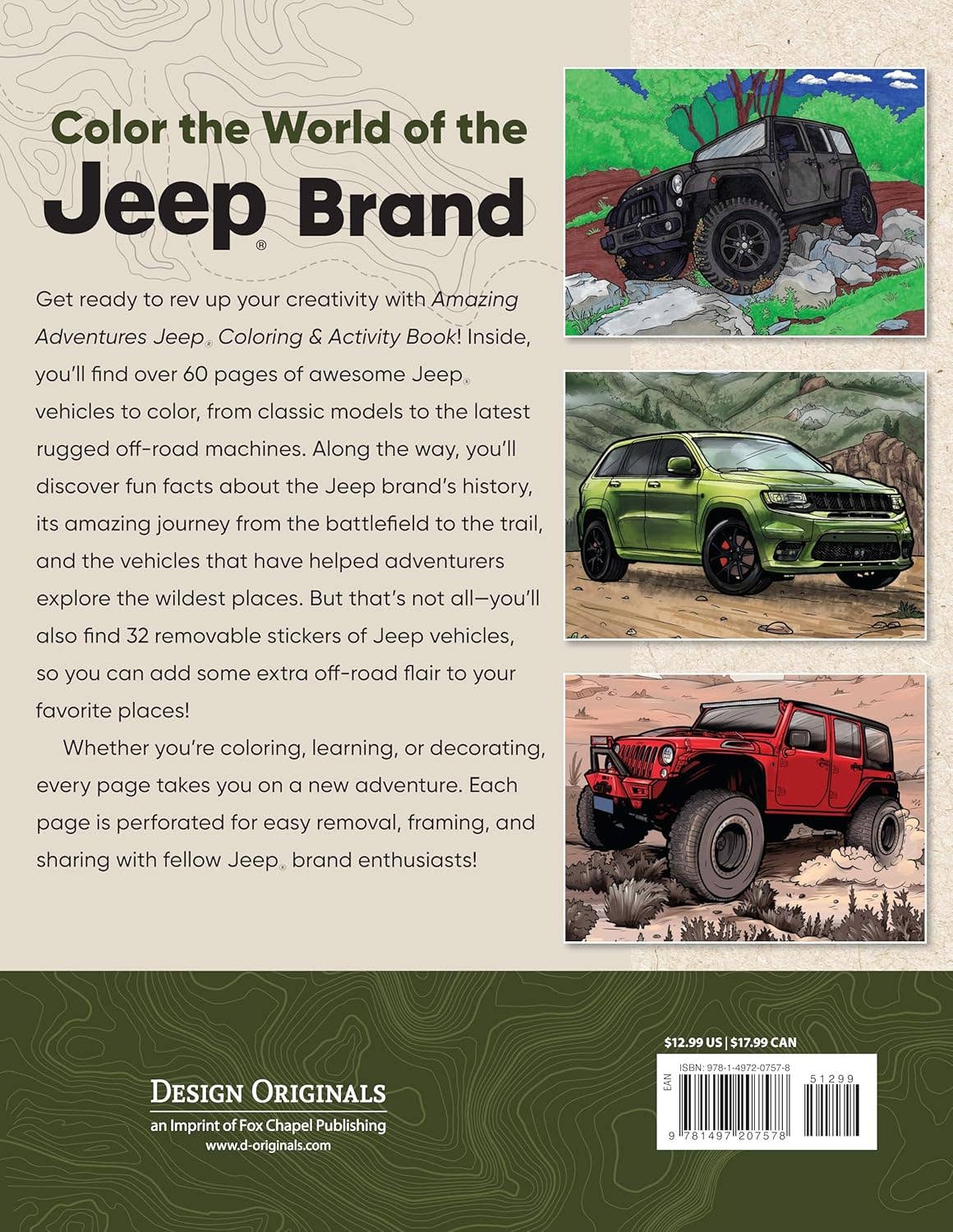 Amazing Adventures Jeep® Coloring & Activity Book