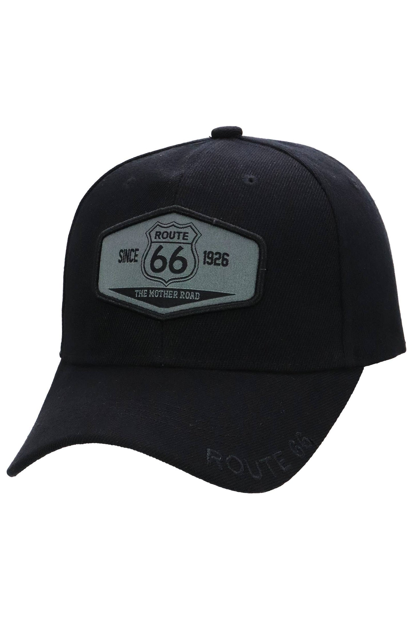 Historic Route 66 Emblem Patch Baseball Cap