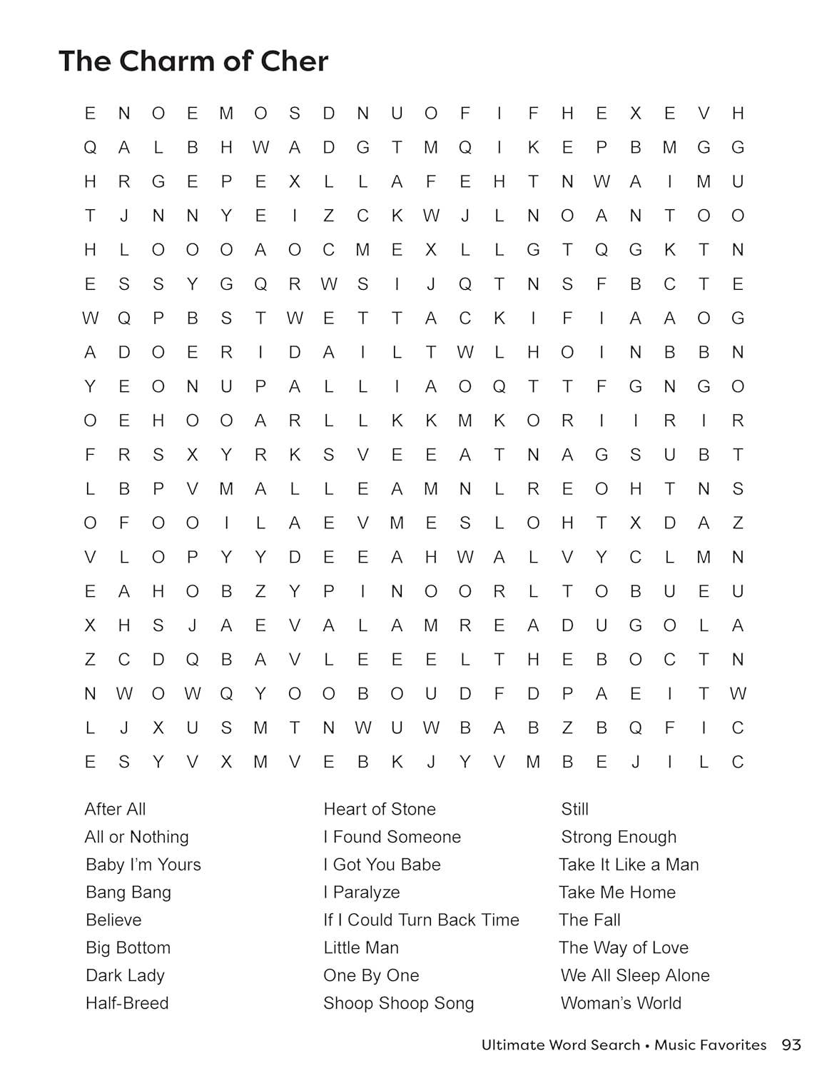 Ultimate Word Search Music Favorites