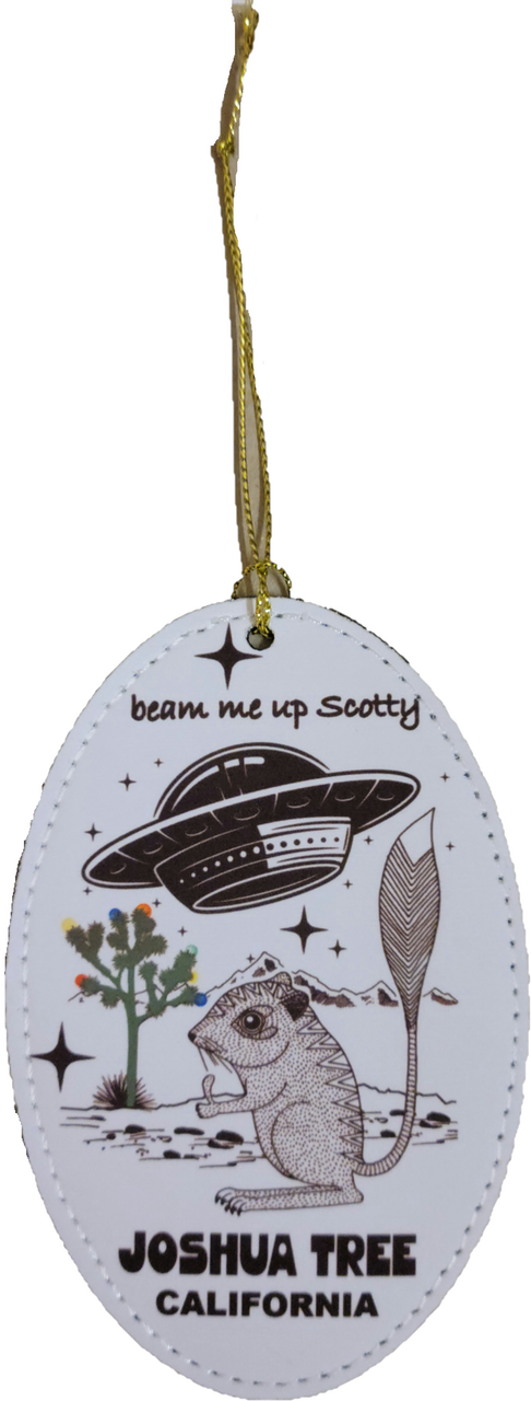 Beam Me Up Scotty Ornament by Sherri Sullivan