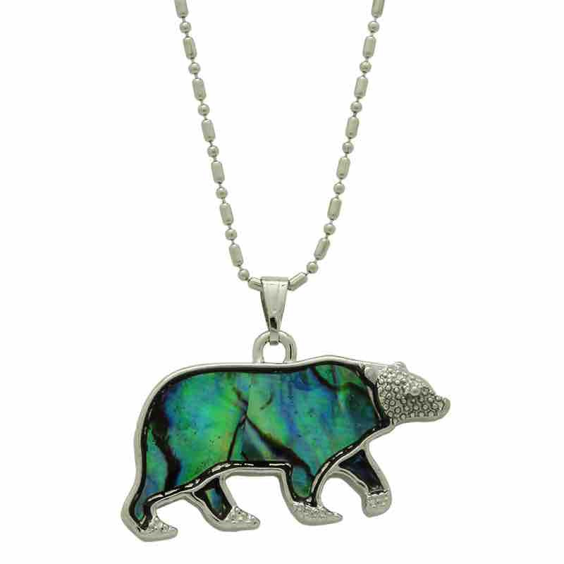 Bear Abalone Necklace