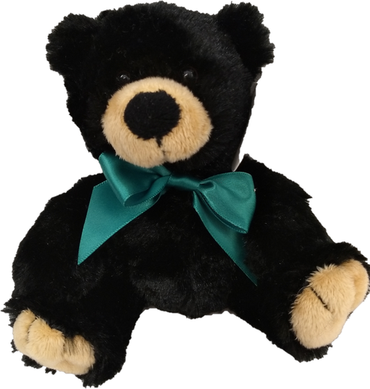 Stuffed Black Bear Wishpet
Black Bear Plush
Black Bear with Green Ribbon