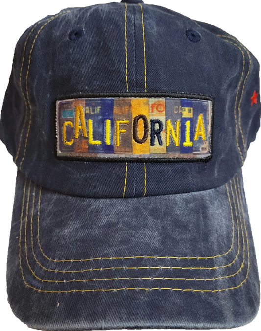 California License Plate Baseball Cap