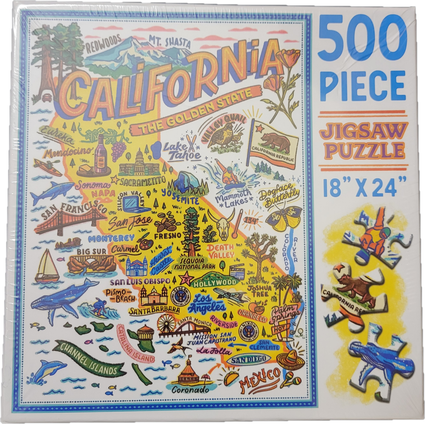 California Map Puzzle