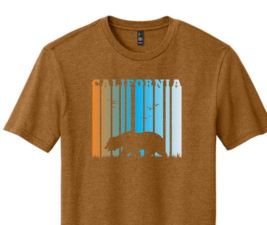 California Paint Bear Unisex Shirt