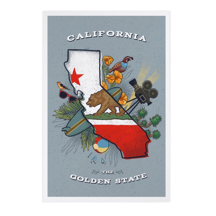 California State Treasure Trove Postcard