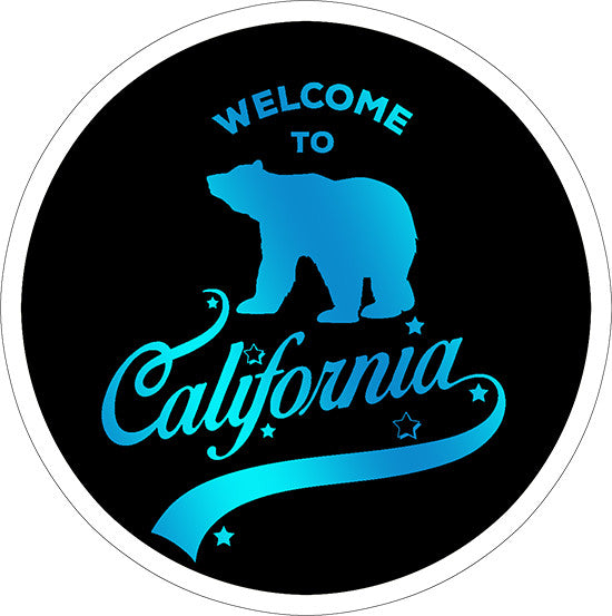 California Bear Vinyl Decal