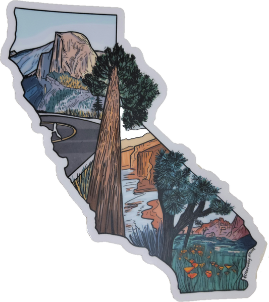 California Vinyl Sticker