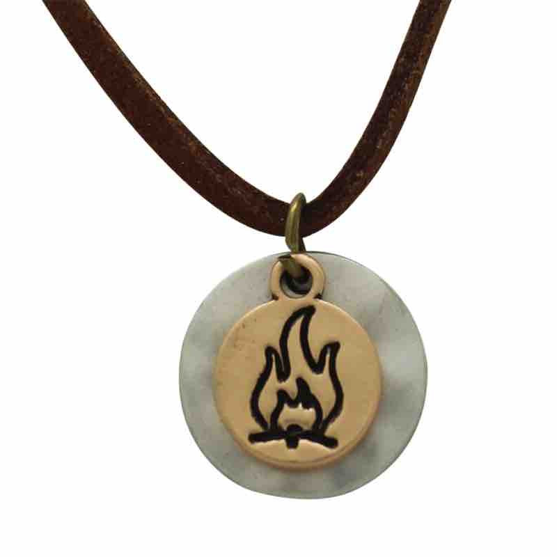 Campfire Leather Necklace