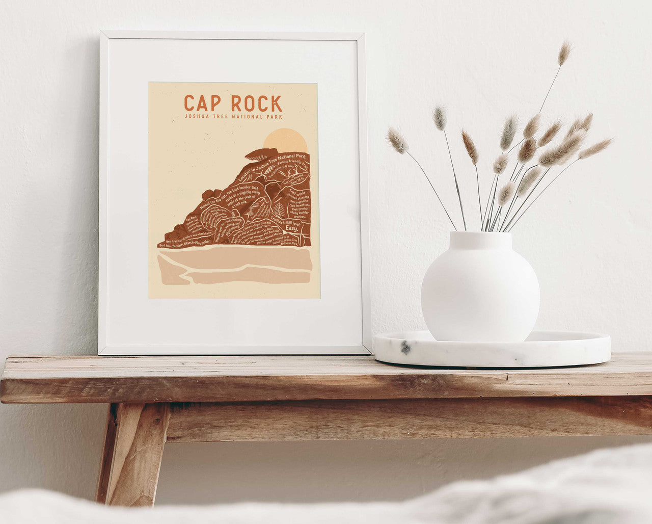 Cap Rock, Joshua Tree California, 11x14 Print