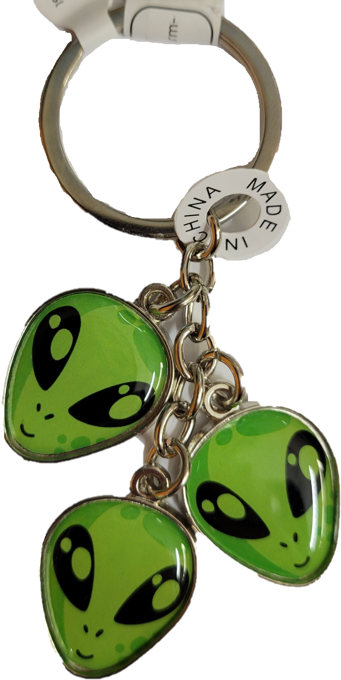 Aliens Charm Keychain