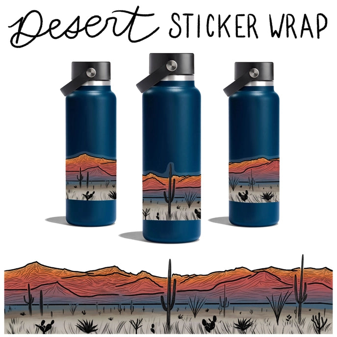 Desert Saguaro Sticker Wrap